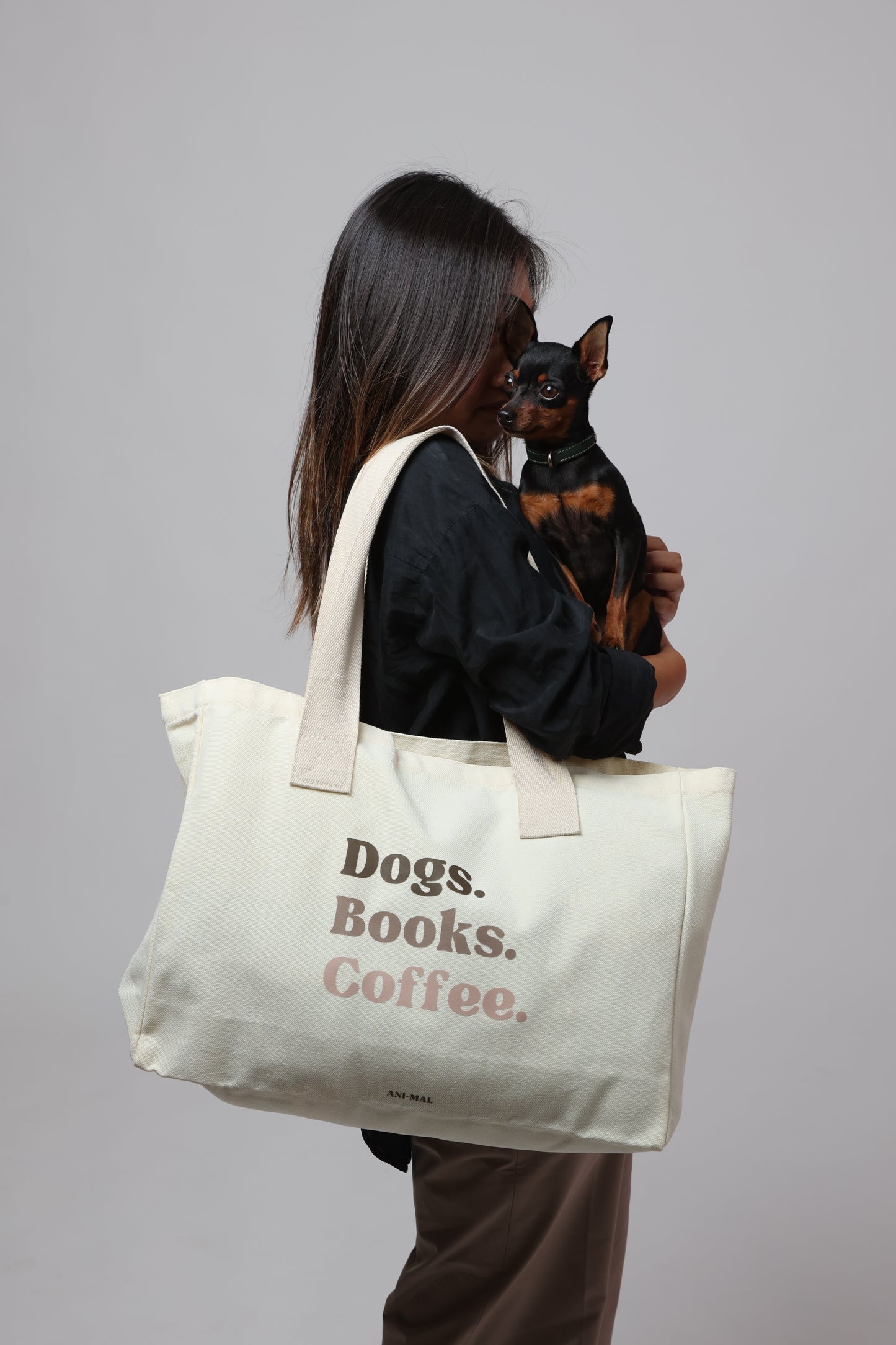 Large Canvas Cotton Dog Bag