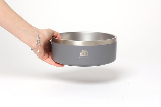 ThermiBowl - Stainless Steel Durable Pet Bowl.