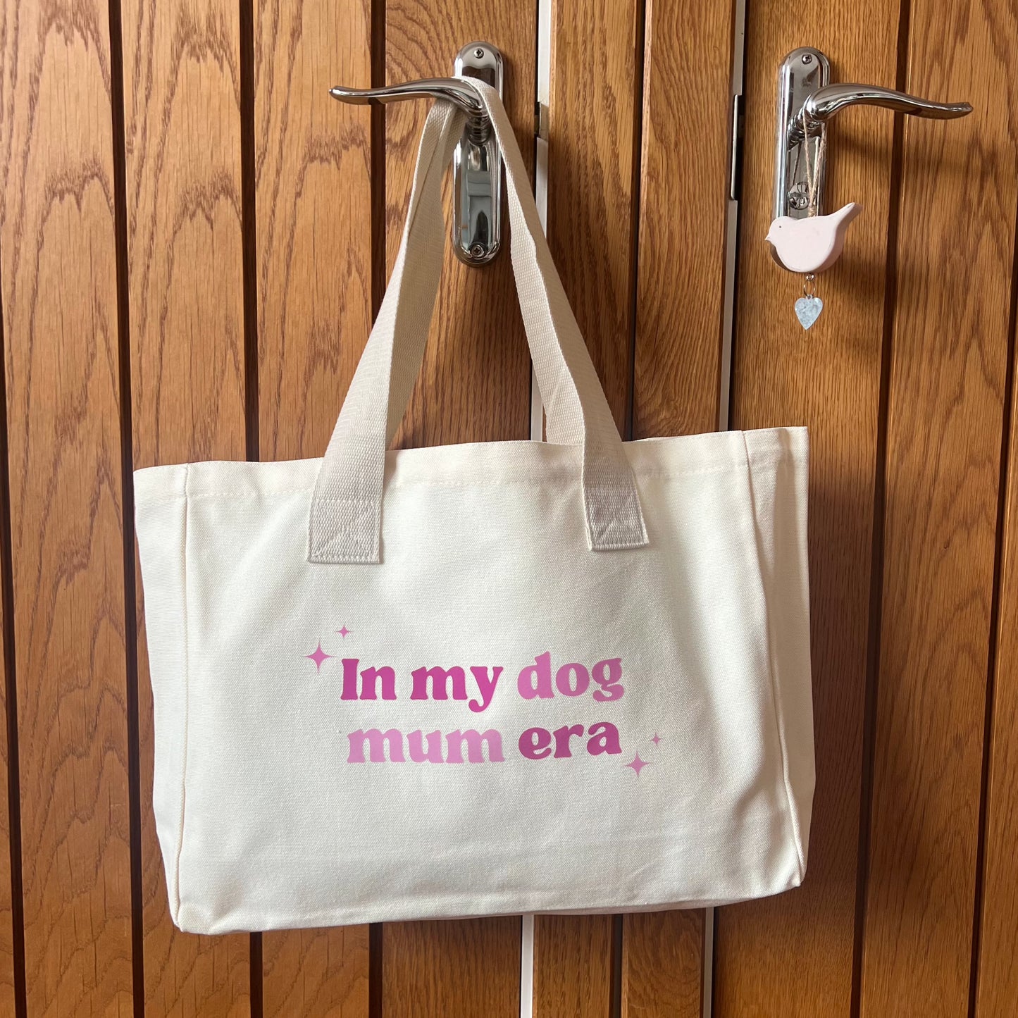 Bolso grande para perros de lona y algodón