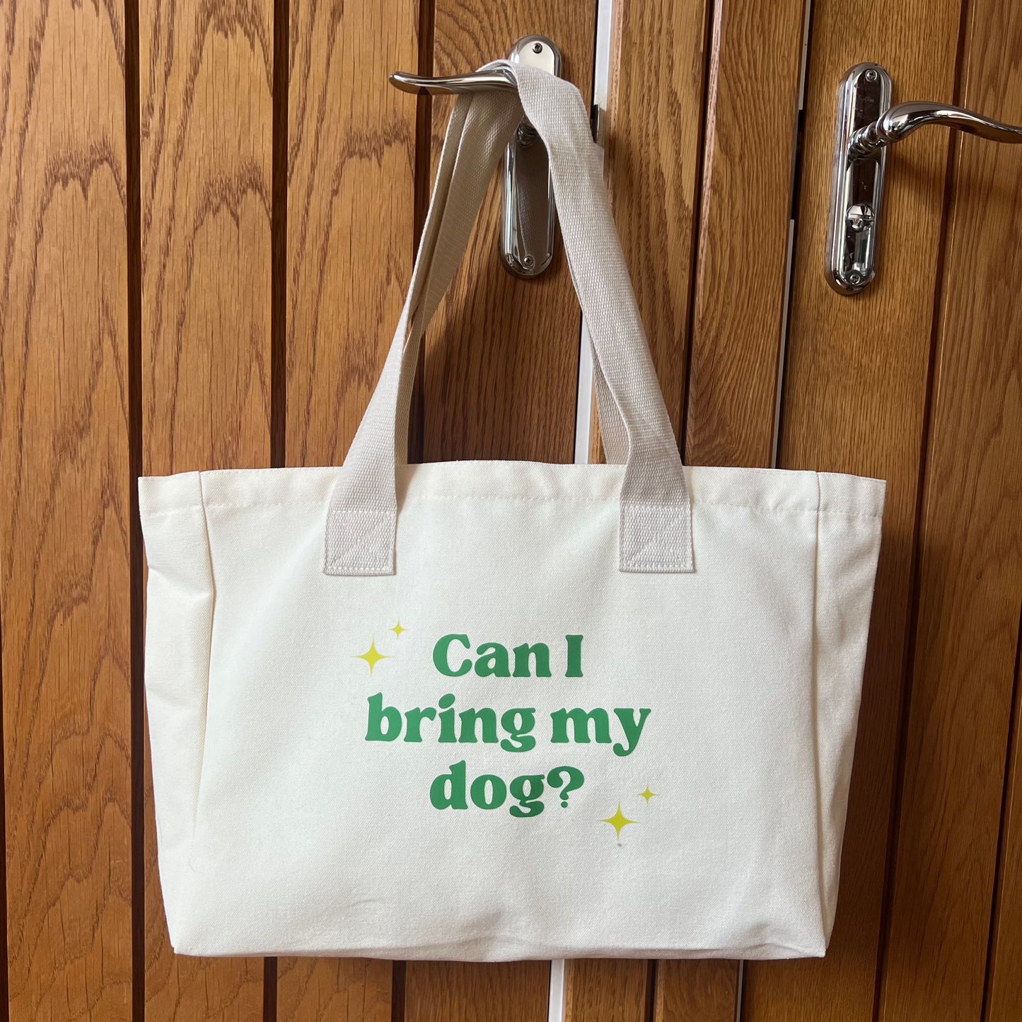 Große Hundetasche aus Canvas-Baumwolle